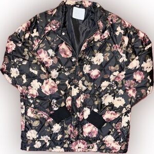Urban Outfitters Floral Quilted Jacket